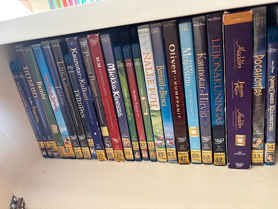 Disney ja lasten elokuvat DVD-kokoelma
