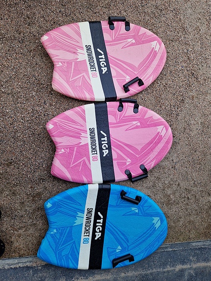 Stiga Snowrocket 80 liukurit pinkki ja sininen