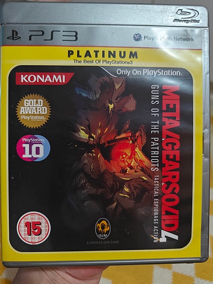PS3 Metal Gear Solid 4 Platinum