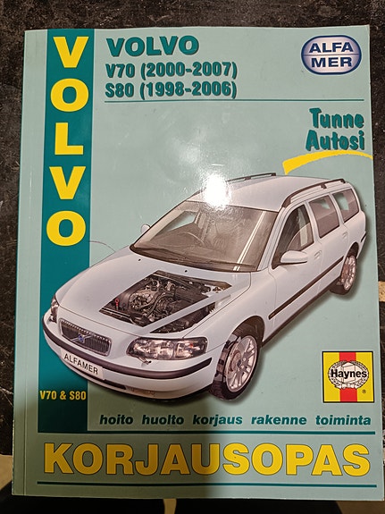Volvo V70 S80 korjausopas Haynes suomenkielinen
