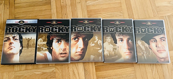 Rocky I-V DVD-elokuvat