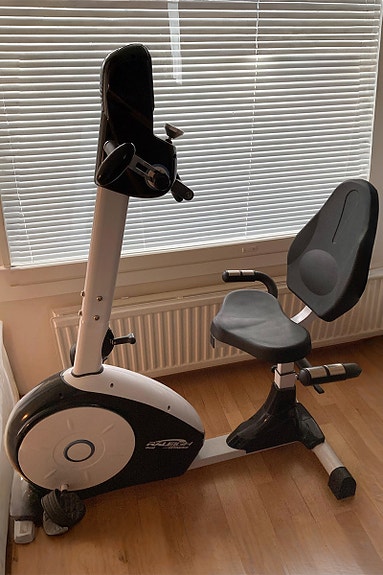 Raleigh Dual Fitness kuntopyörä selkänojalla