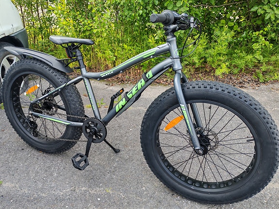 Insera lasten fatbike 24" harmaa-vihreä