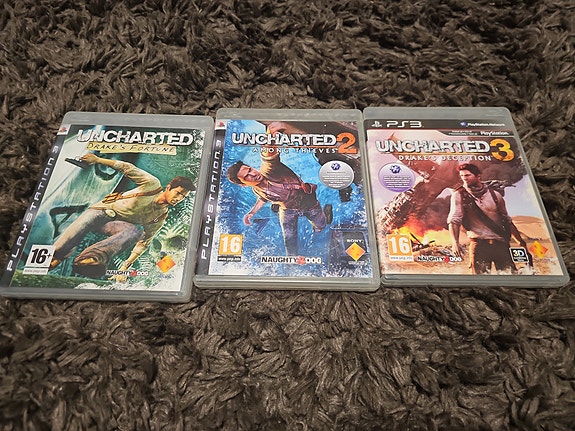Uncharted 1–3 pelipaketti PlayStation 3