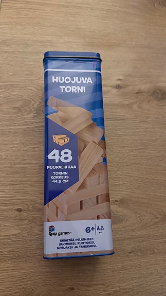 Huojuva torni Tumbling Tower -peli 48 puupalikkaa