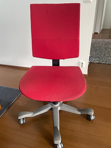 Isku slim työtuoli punainen