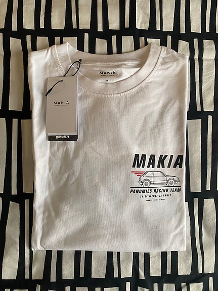 Uusi miesten Makia x Kummeli Panomies pitkis paita / ohut college koko M