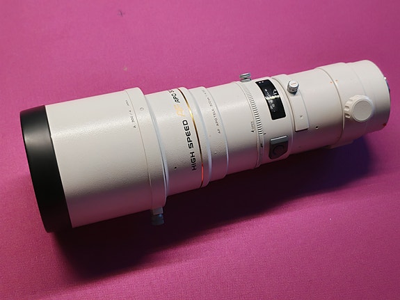 Minolta 300mm f/4 + 1.4x