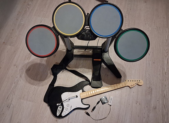 Ps2/Ps3 Rockband Harmonix rummut, kitara