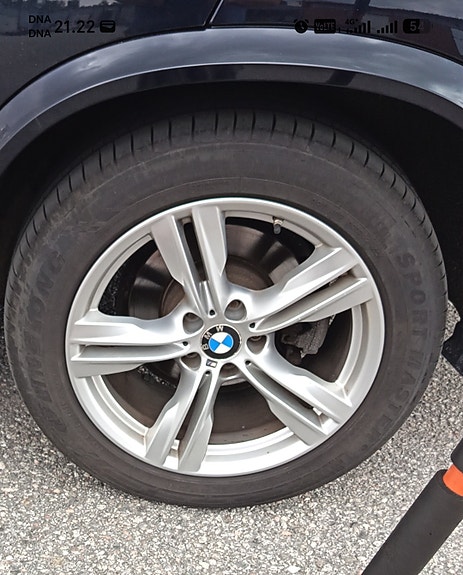 BMW alumiinivanteet renkailla