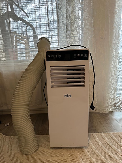 Tehokas siirrettävä ilmastointilaite (Retro, 2930W)