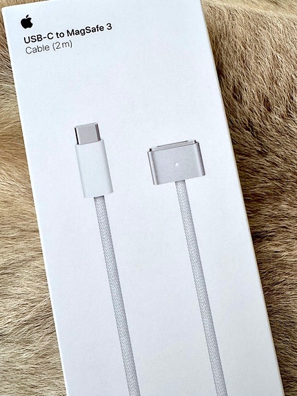 Apple USB-C – MagSafe 3 -kaapeli (punottu) 2 m, uusi