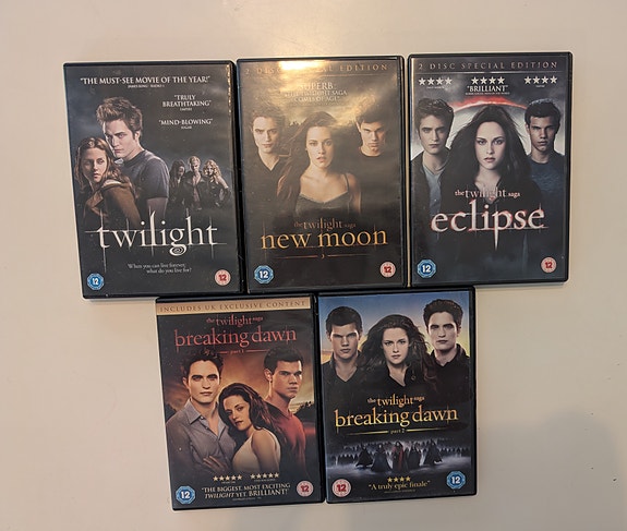Twilight DVD - paketti