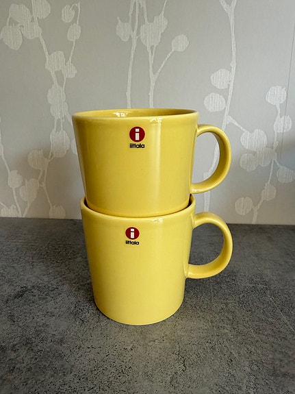 Iittala Teema mukit keltainen