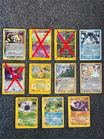 Vanhoja Pokemon-kortteja
