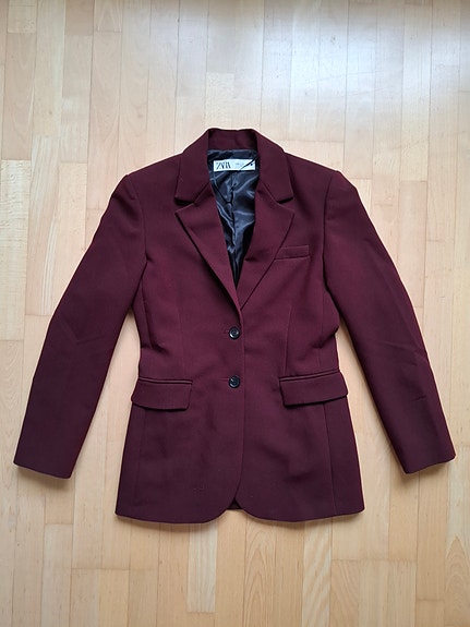 Zara bleiseri viininpunainen XS