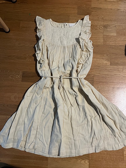 Vaaleankeltainen mekko Pomp de lux 134-140