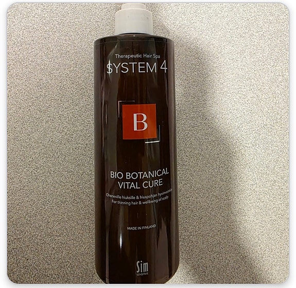 System 4 B Bio Botanical Vital Cure hiushoitoaine 500 ml