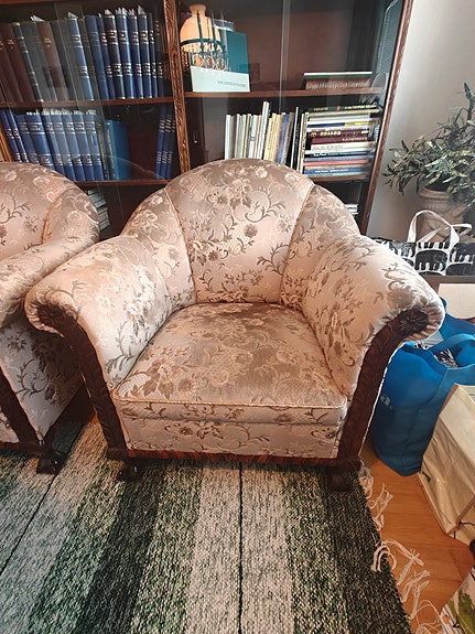 chippendale nojatuolit 2kpl