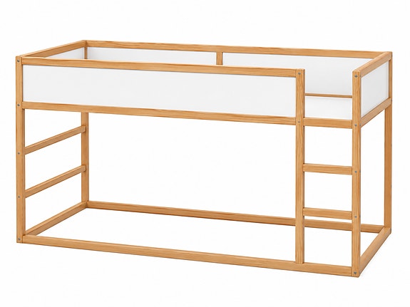 IKEA Kura parvisänky puu/valkoinen