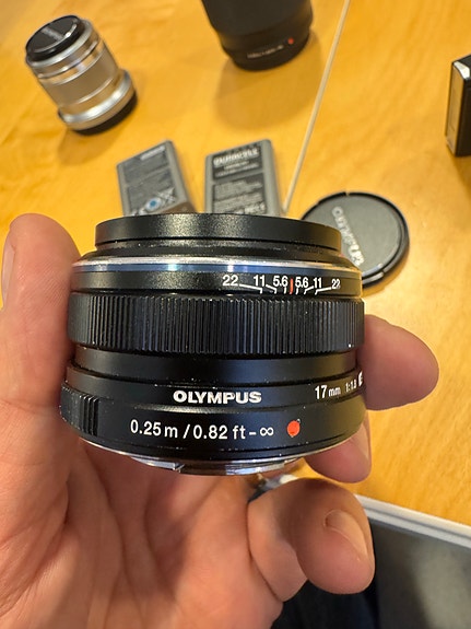 Olympus 17mm f/1.8 objektiivi Micro Four Thirds