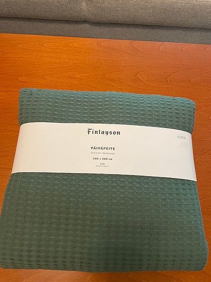 Finlayson Päiväpeite 260 x 260 cm vihreä