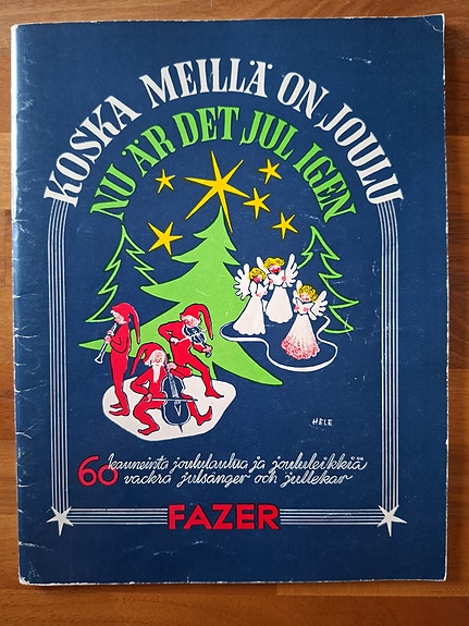 Nuottivihko Musiikki-Fazer "60 kauneinta joululaulua ja joululeikkiä" *Sis PK*