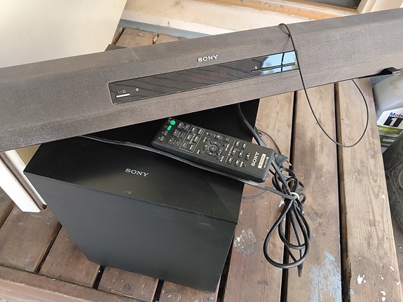 Sony SA-CT260H soundbar ja subwoofer