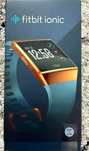 Fitbit Ionic älykello sininen/oranssi