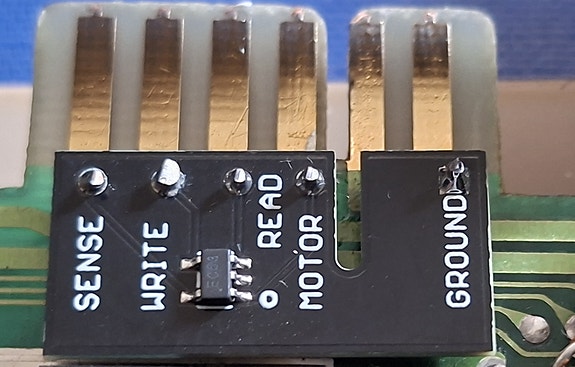 Commodore C64/C128 Kasetti portin ESD-suojapiirilevy