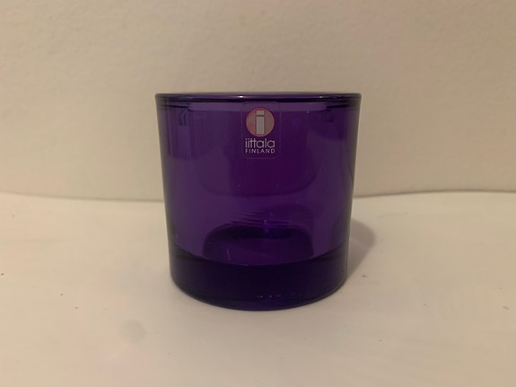 Kivi kynttilälyhty Iittala Marimekko lila