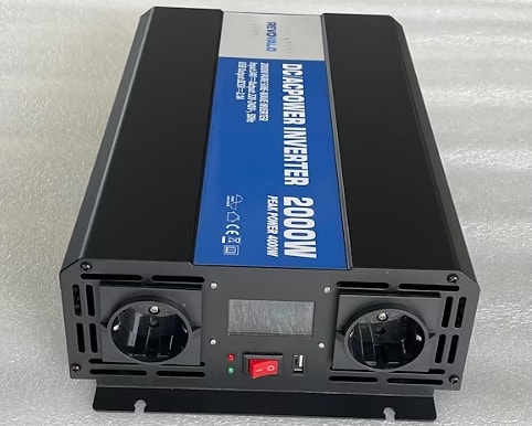 Invertteri 2000W puhdas siniaalto 24V, näyttö, uusi, takuu, myös muita