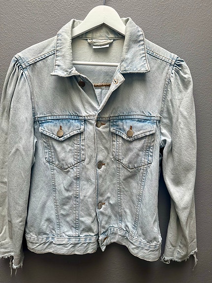 Vero Moda Aware malliston vaalea farkkutakki koko M