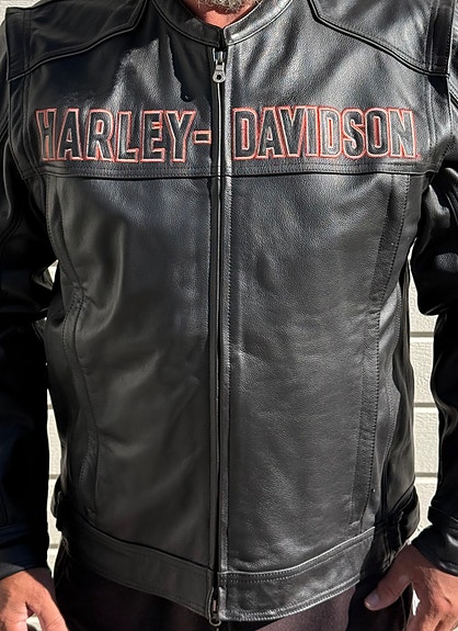Harley-Davidson nahkatakki musta