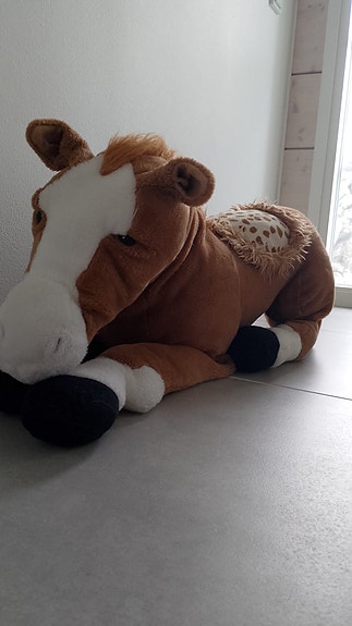 Pehmolelu hevonen ruskea
