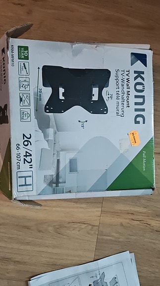 TV Seinäteline Täysin Säädettävä 26 - 42 " 40 kg