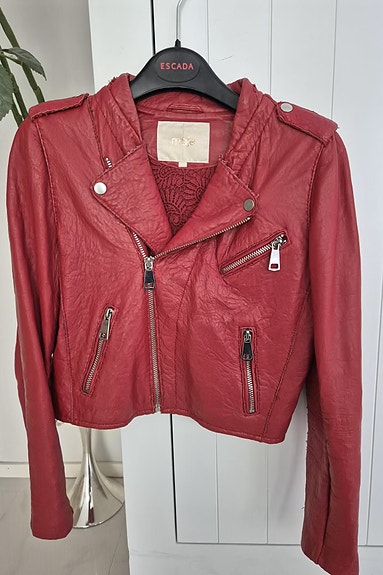 Maje nahkatakki biker malli (koko 36)