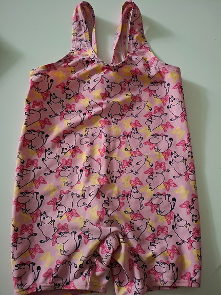 Finnwear Muumi uimapuku koko 80 vaaleanpunainen tytöille