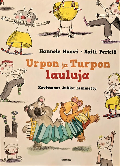 Nuottikirja Urpon ja Turpon lauluja