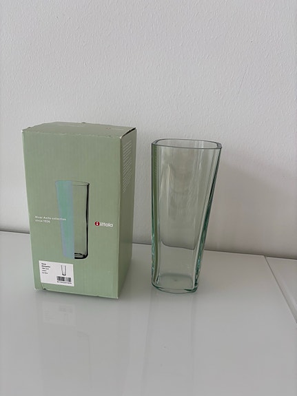 Iittala Aalto 180mm kirkas maljakko