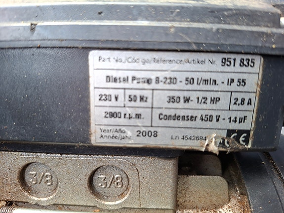 Diesel tankkaus pumppu