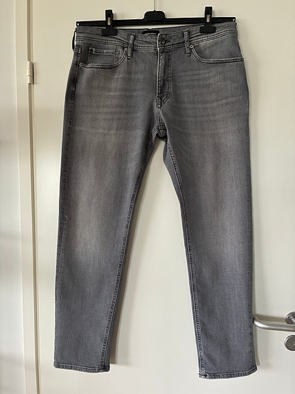 Miesten Jack & Jones farkut L W34 harmaa