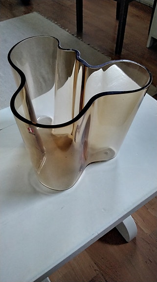 aalto vaasi ruskea 160mm