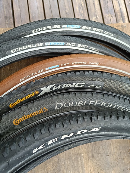 Schwalbe, Continental ja Kenda polkupyörän renkaat