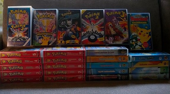 Pokémon VHS -kokoelma – kaikki suomijulkaisut + elokuvat