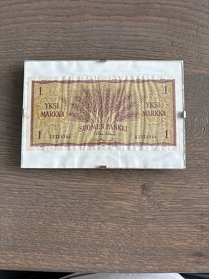 Suomen Pankki yksi markka -seteli 1963