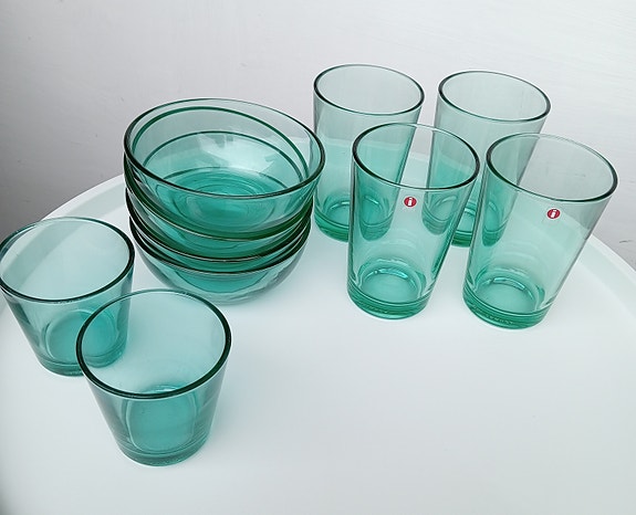 Iittala Kaj Franck merenvihreät