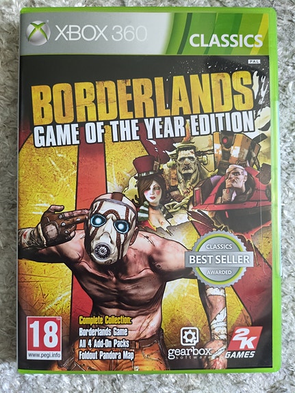 Borderlands Game of the Year Edition Xbox 360 peli