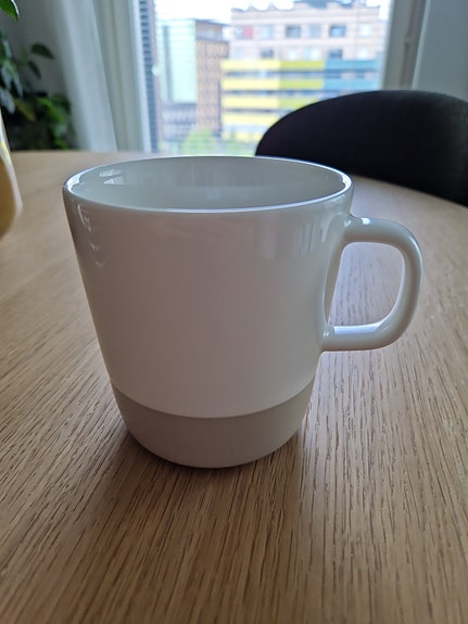 Marimekko Oiva muki 4dl valkoinen/beige