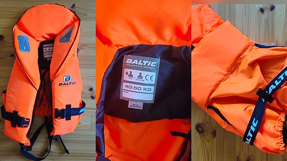 Baltic-pelastusliivi 40-50 kg (kerran käytetty)